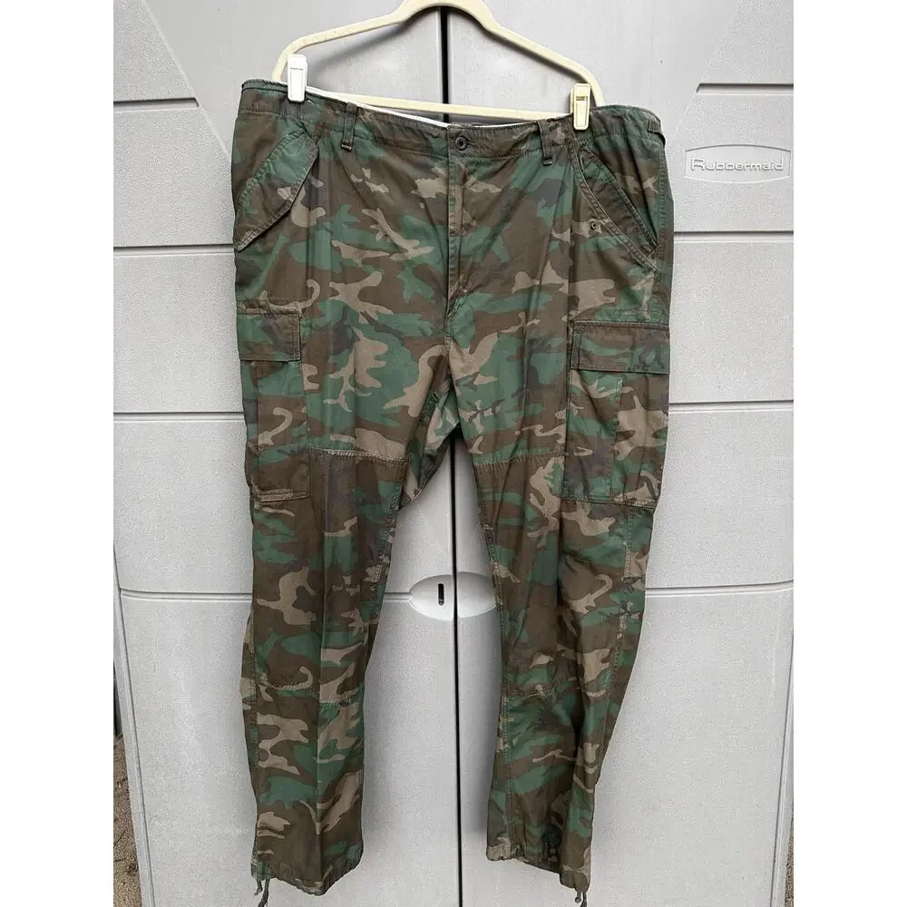 Polo Ralph Lauren Mens 46B Canvas Pants Classic Fit Ripstop Utility Camouflage